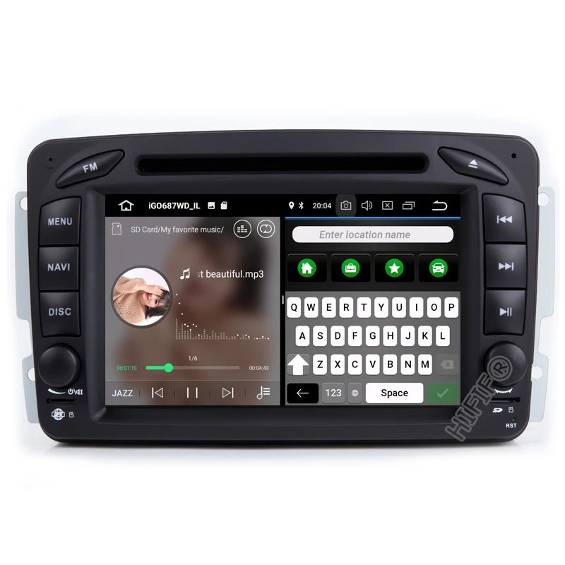 DSP IPS 4G Android 10 Carplay Автомобильный GPS для Mercedes Benz W209 W203 M ML W163 Viano W639 Vito Vaneo DVD плеер