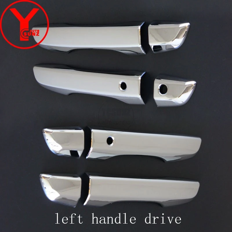 Алюминиевая хромированная чаша с левой ручкой для дверной ручки honda civic 10