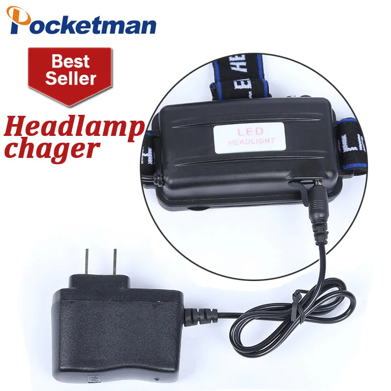 Headlamp Direct Charger Powerful Headlight Charger DC Charge 18650 Battery Head Light Charger