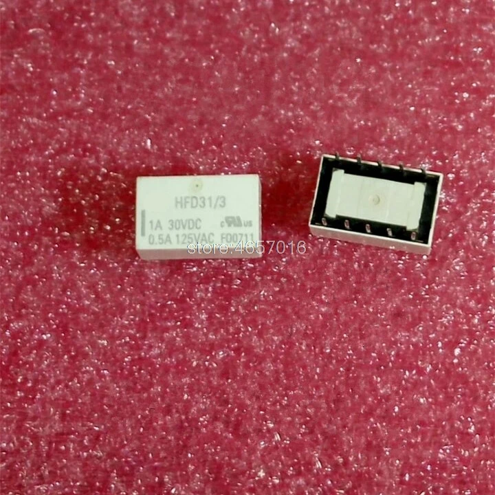 

10pcs/lot HFD31 / 3 Relay 10-pin 3VDC HFD31 / 3 3V