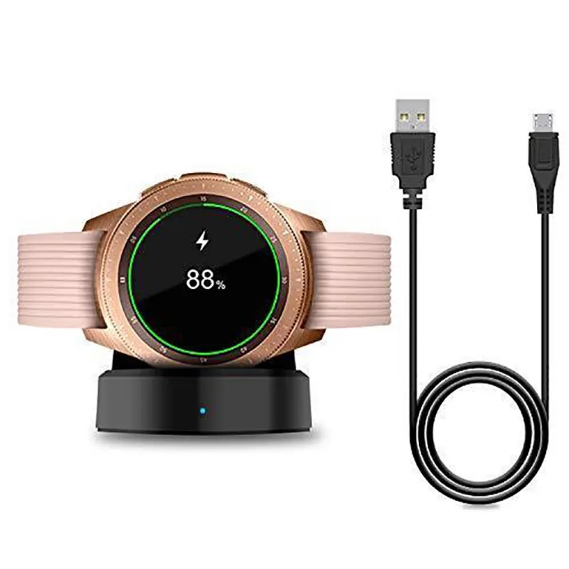 Умные часы беспроводное зарядное устройство для samsung Galaxy Watch 42 46 мм Зарядная база