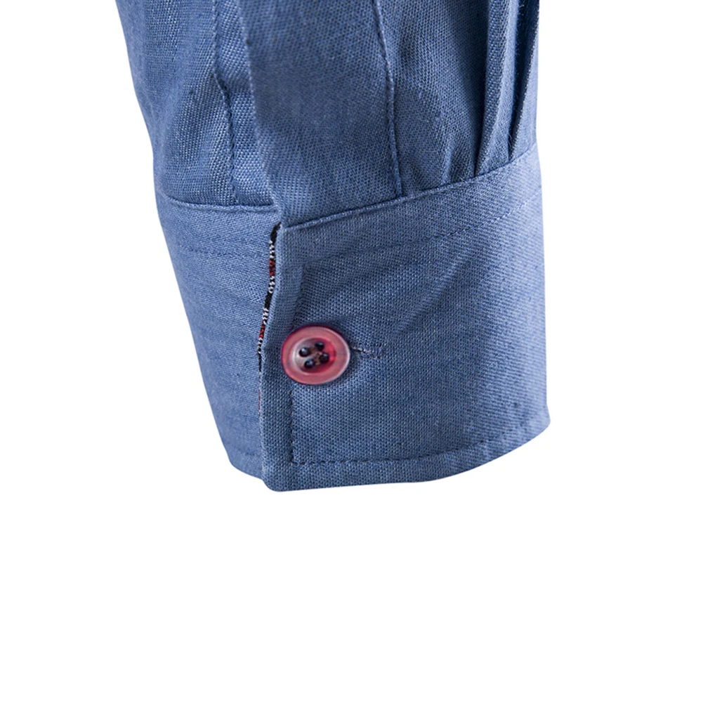 Новая мужская повседневная приталенная Стильная джинсовая футболка с длинным