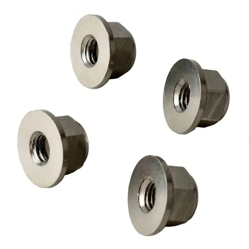 RC 1747 алюминиевые фланцевые гайки 4 мм нейлоновая Блокировка 4P для короткого