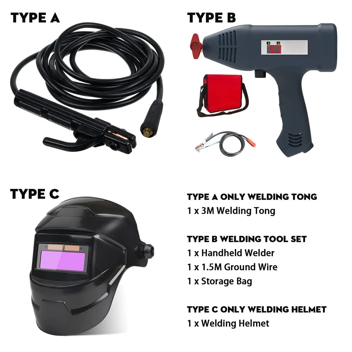 

220V 4800W Electric Digital Arc Welding Machine Handheld Automatic Welder Tool Current Thrust for 2~14mm Welding Thickness