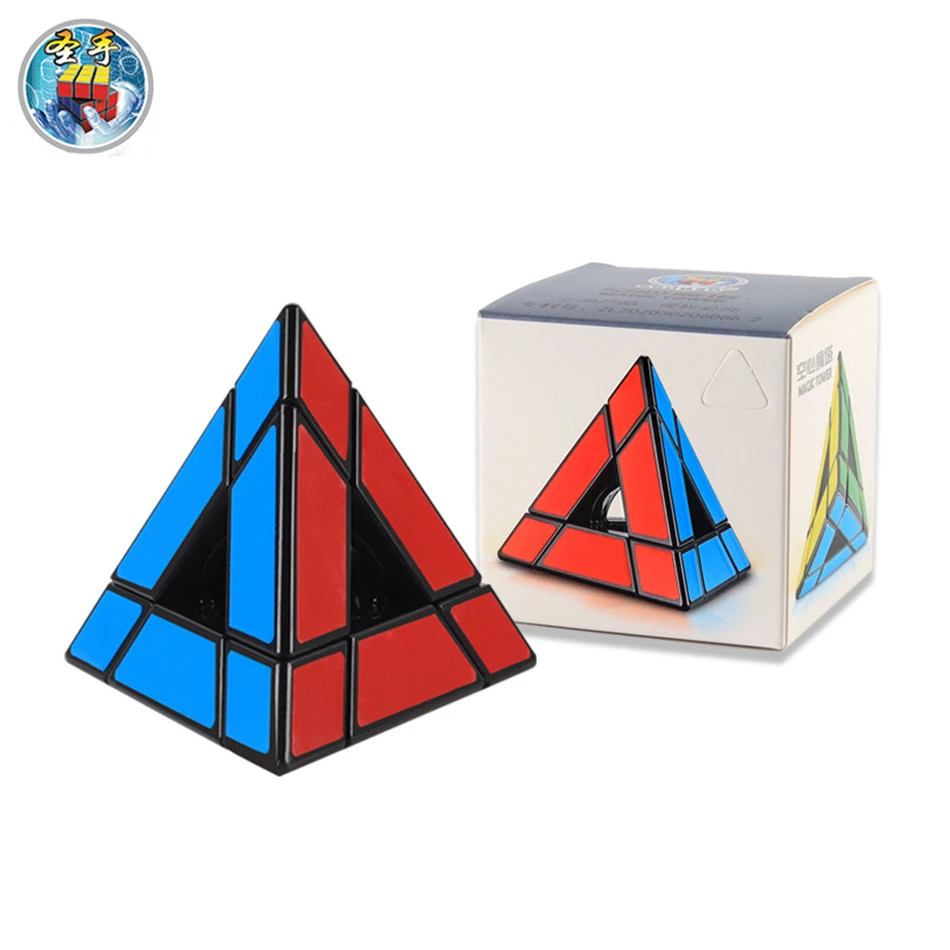 Neo Shengshou Creativity Mirror Void Magic Tower Adults Antistress Relax Toy Hollow Pyramid Children Educational Mini Puzzle Toy