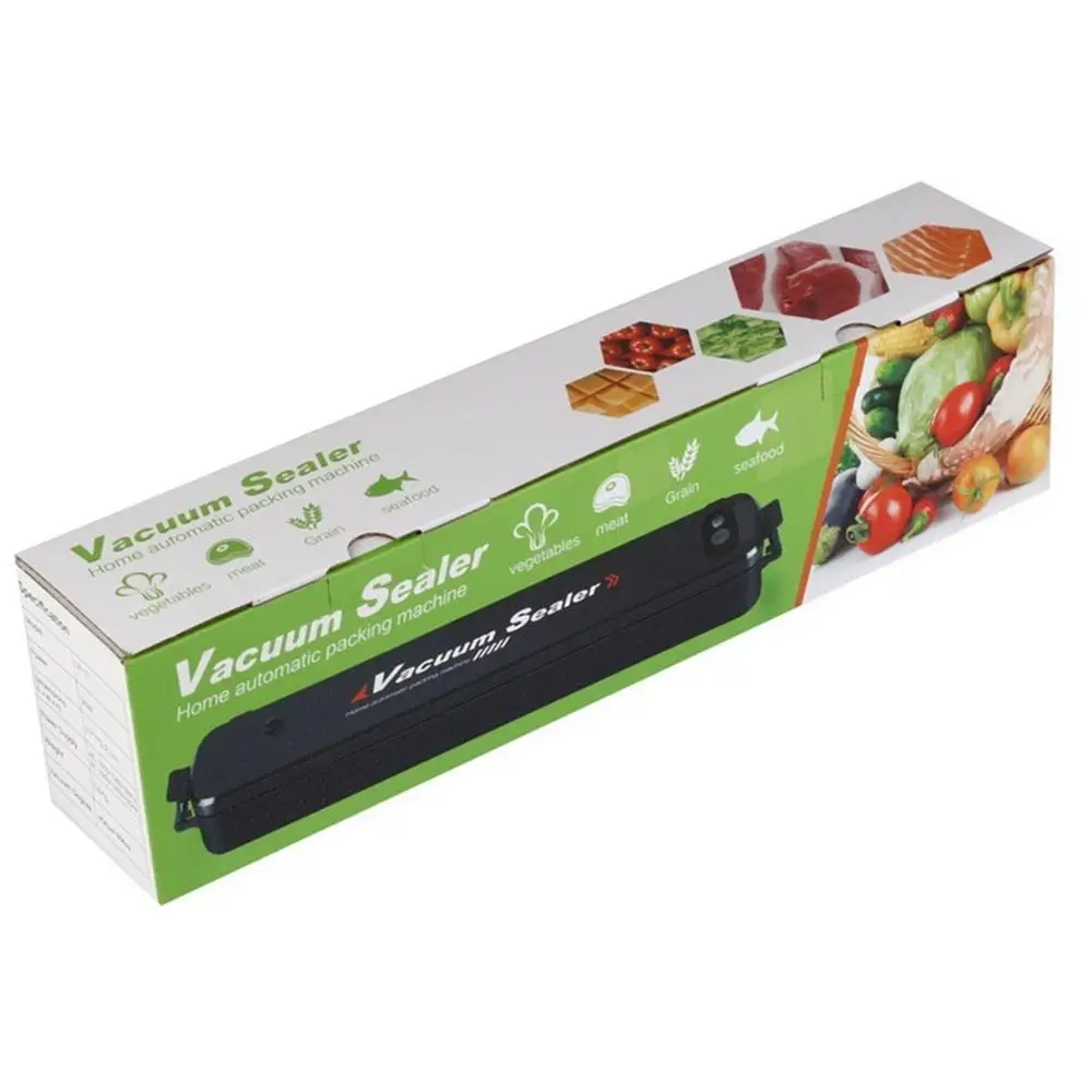 

Household Food Vacuum Sealer Packaging Machine Film Sealer Vacuum Packer Keep Food Fresh FREE GIFT 15pcs Storage Bags