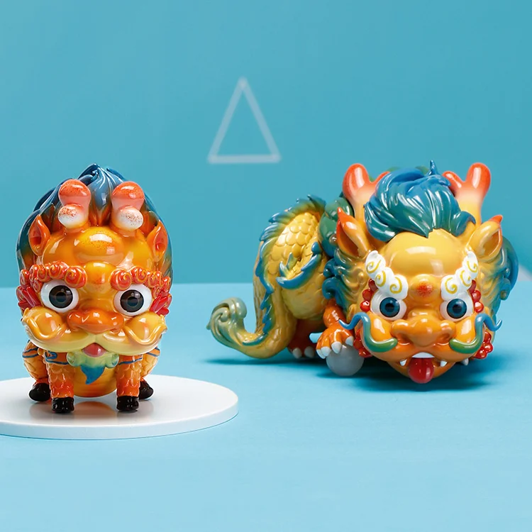 

Forbidden City Auspicious Dragon Unicorn Decorations Cute Home Gift