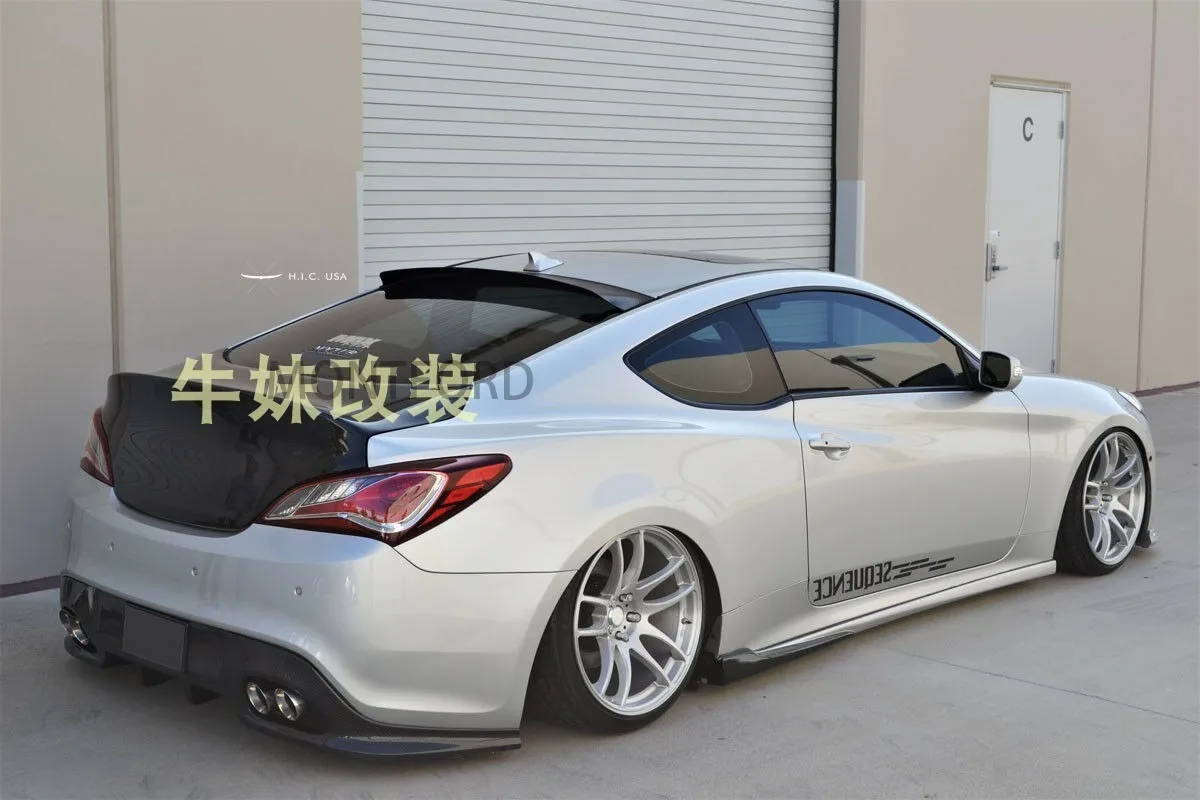 

Высококачественный спойлер на крышу автомобиля из ПММА для Hyundai Tiburon Genesis Coupe 2009 - 2013