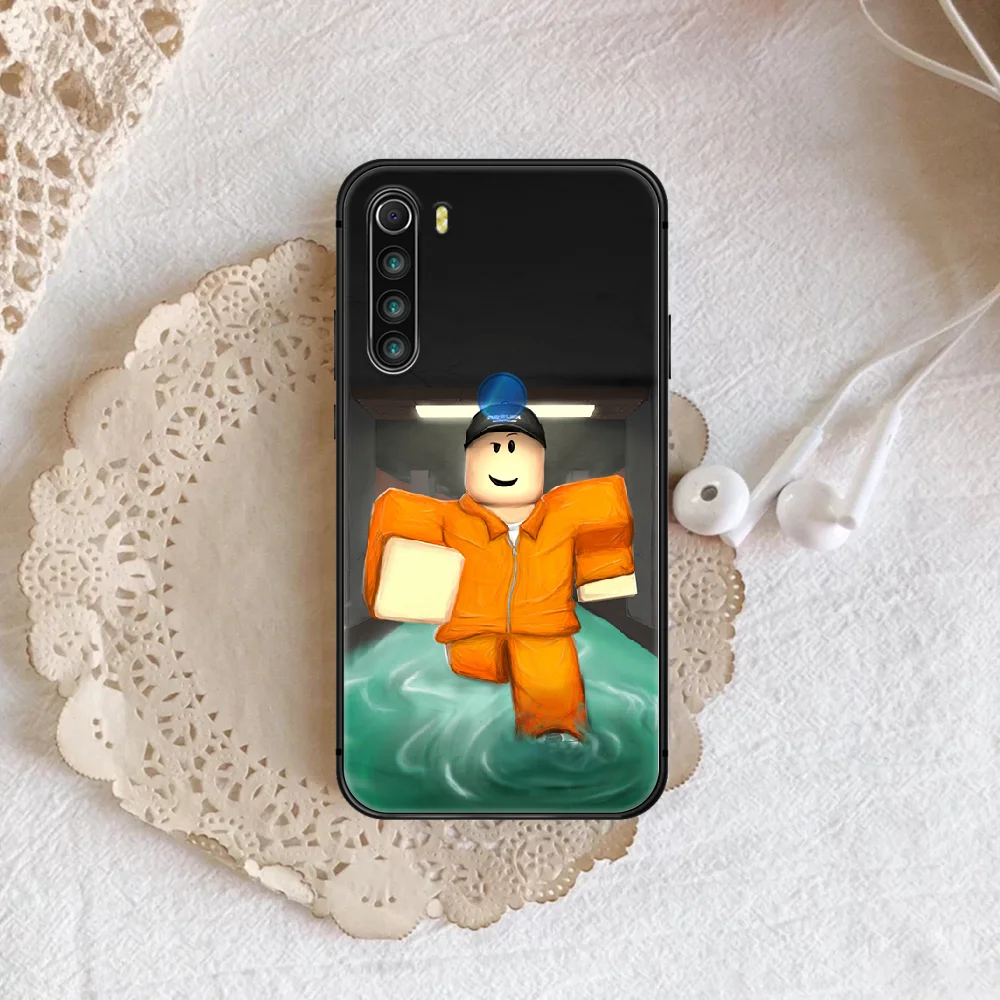 

Roblox game Phone Case For XIAOMI Redmi Note 5 7 8 T 9 6A 7A 8A 9S K 20 30 Pro black Hoesjes Soft Back Trend Prime Painting