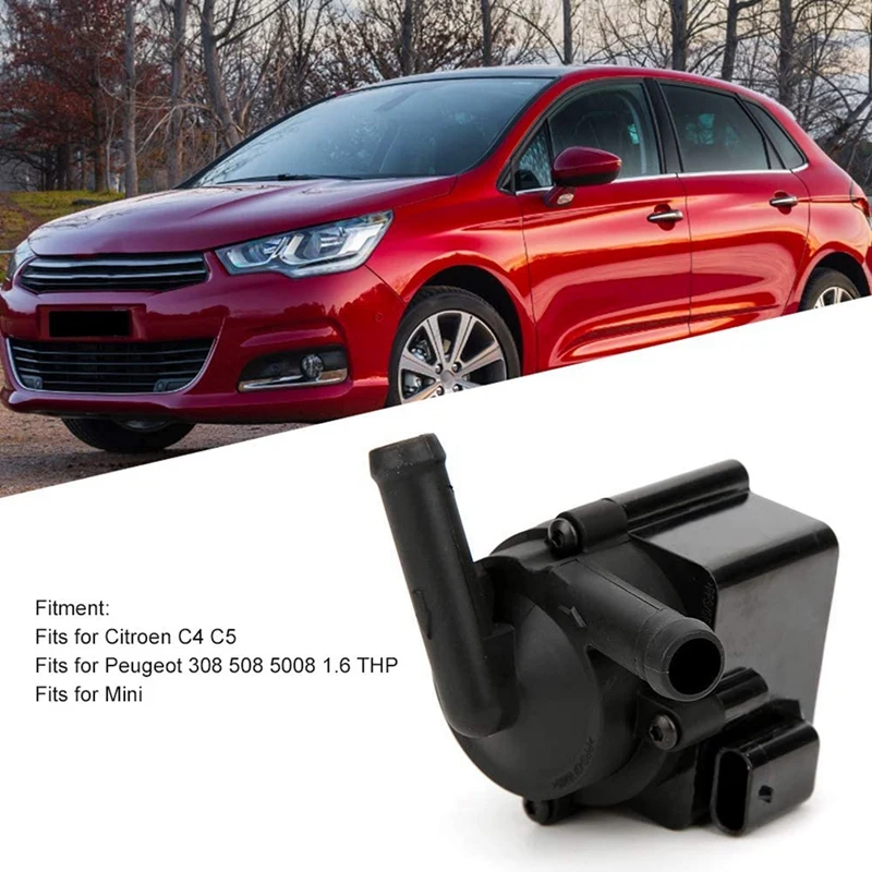 Турбо Электрический водяной насос без кронштейна 9806790880 для Citroen C4 C5 Peugeot 308 508 5008 1 6