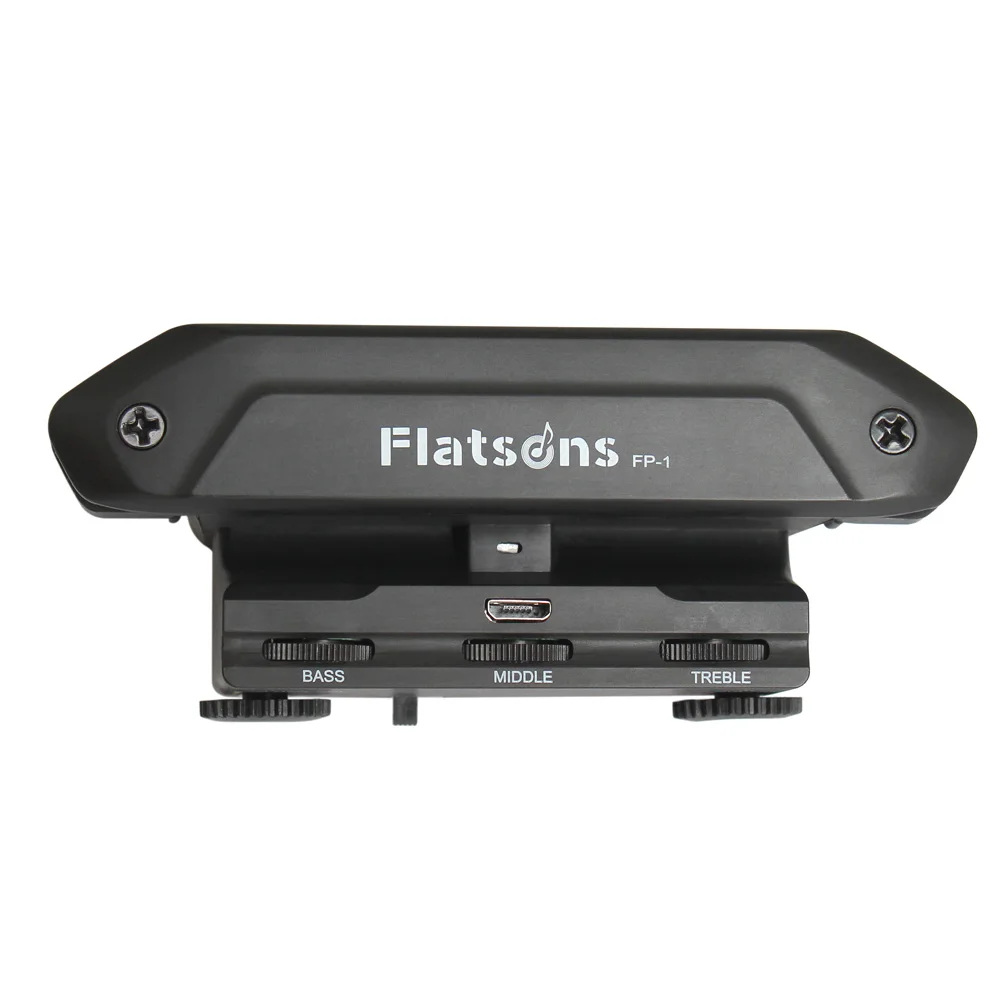 Многофункциональный акустический гитарный пикап Flatsons с двойным звукоснимателем