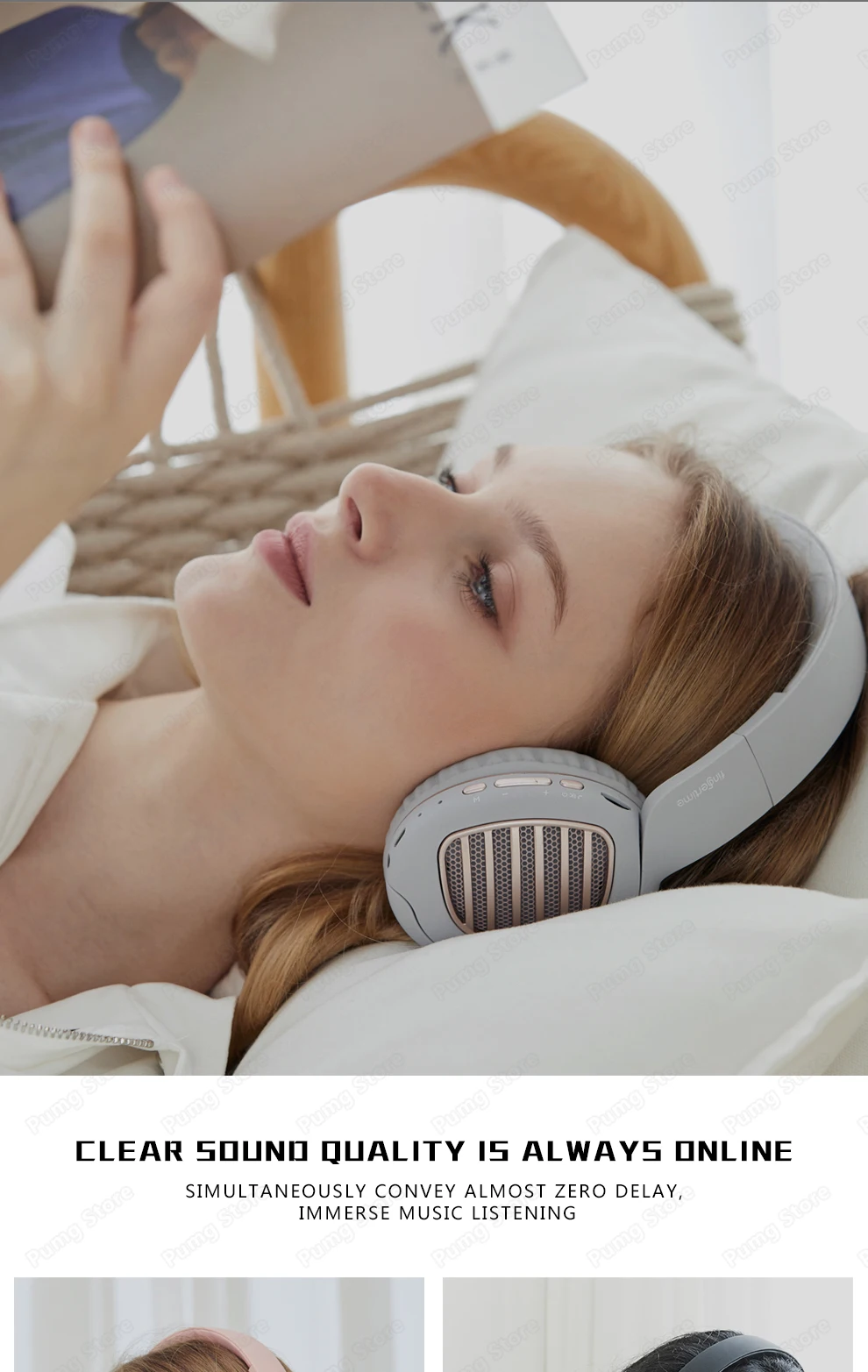 HIFI беспроводные наушники Bluetooth гарнитура складная стерео Поддержка TF FM AUX Спортивная игровая гарнитура с микрофоном для музыки PUBG