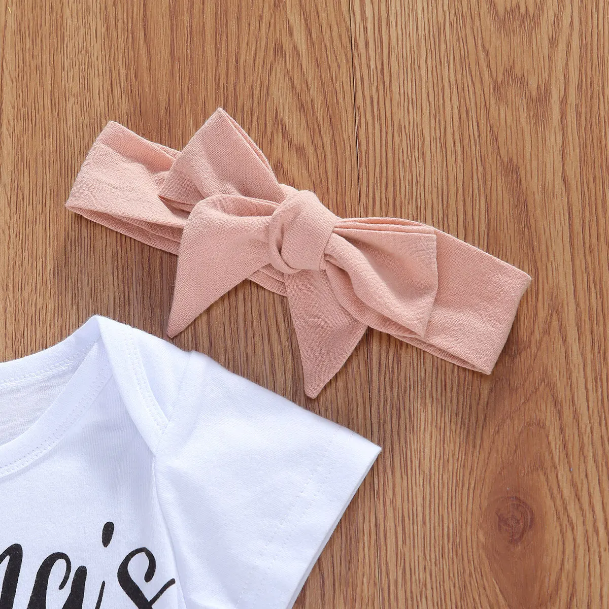 Летний комплект одежды для новорожденных маленьких девочек с короткими рукавами