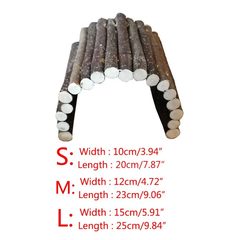Деревянный мост арки дом для поиска хомяков туннель домашних животных морская