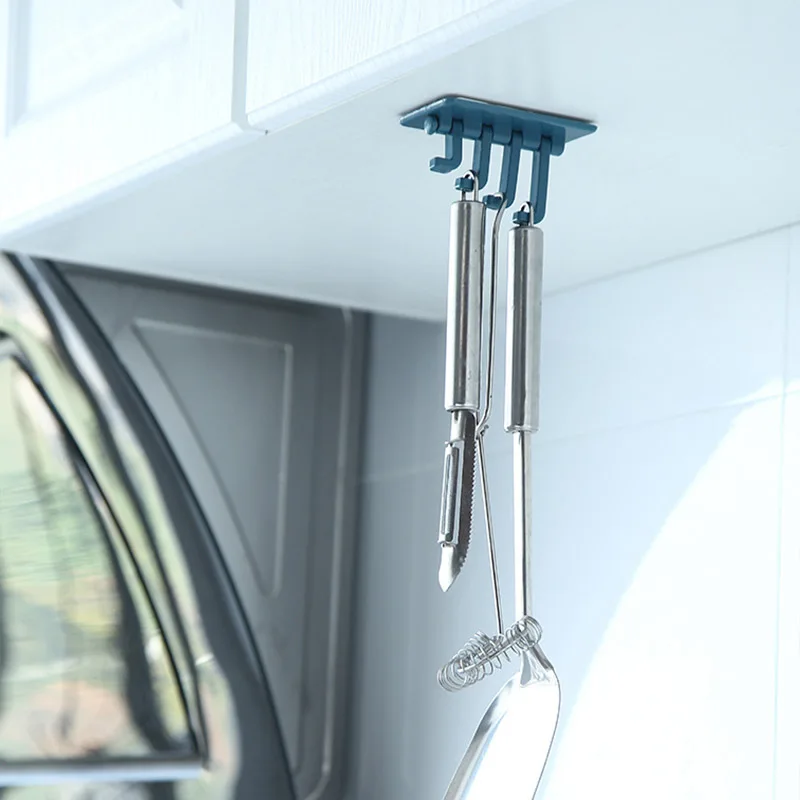 

Rotating Viscose Hook Hits The Color Japanese-style Viscous Hook Bathroom Kitchen Wall Without Punching Paste Storage Rack