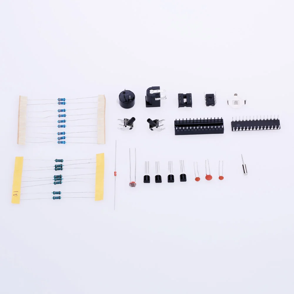 Стильный 4-разрядный DIY цифровой светодиодный часы набор для самостоятельной