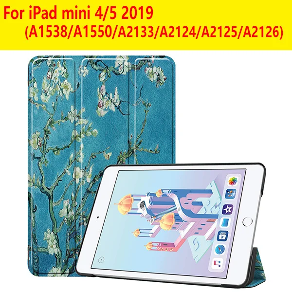 IPADMINI45 SY MH Чехол для iPad Mini 1 2 3 из искусственной кожи силиконовый чехол для планшета для iPad Mini 4 5 трехслойный чехол-подставка для сна - Цвет: IPADMINI45 SY MH