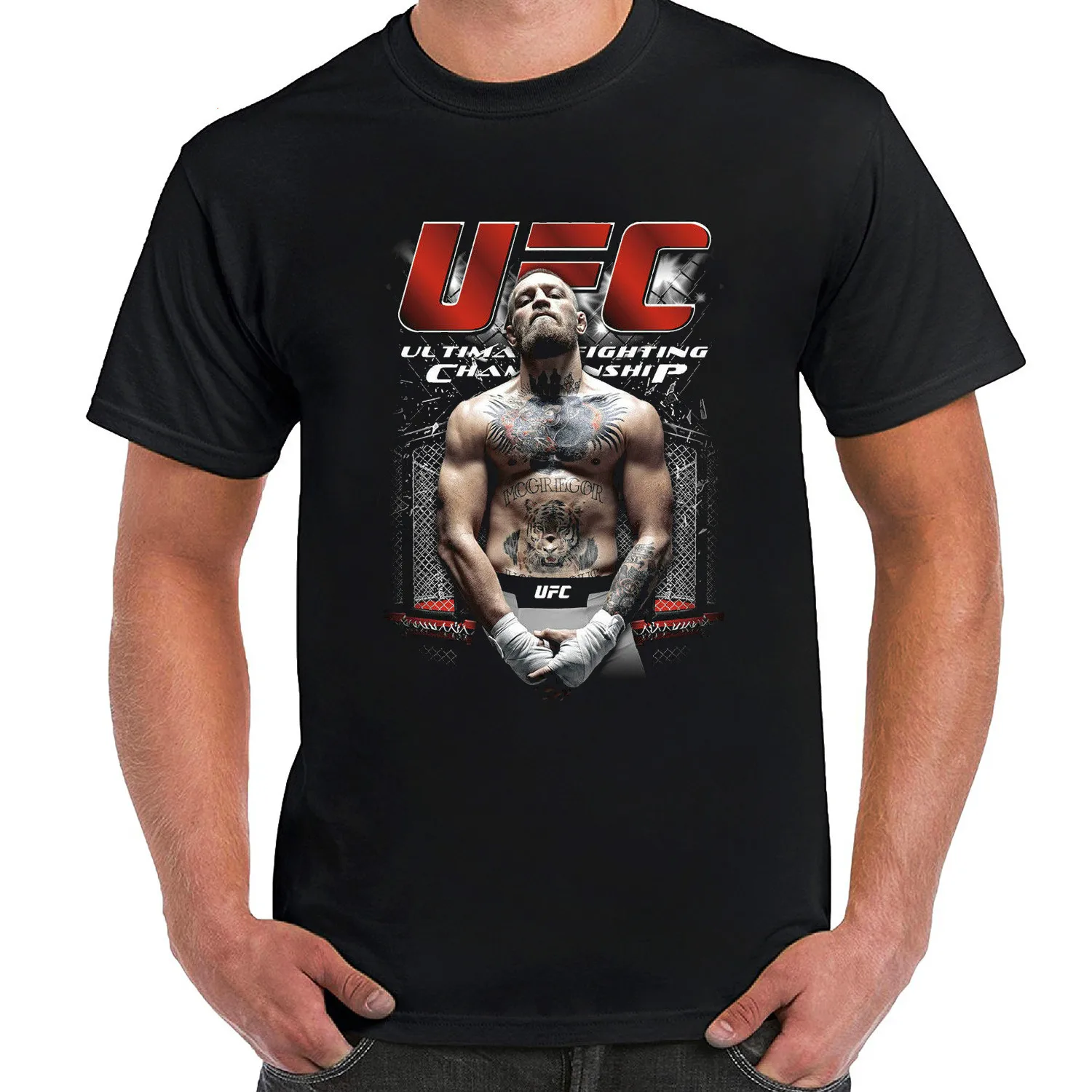 Camiseta de Conor Mcgregor, camisa de lucha de Ireland, MMA Boxing King Conor, nueva