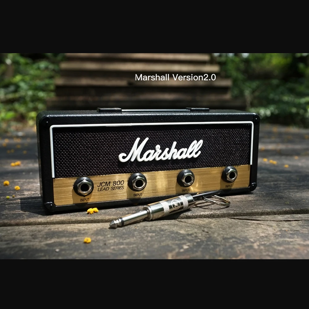 Брелок для ключей Marshall Rock, электрогитара, динамик, подвесной ключ, крючок, брелок для хранения ключей, винтажный JCM800 1959SLP BULLET GP69