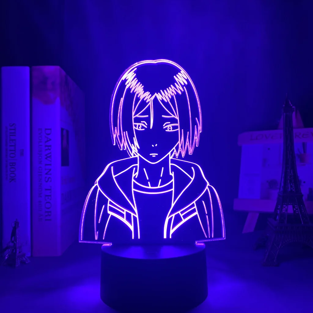 

Anime Led Light Haikyuu Kenma Kozume for Bedroom Decor Birthday Gift Battery Powered Nightlight Manga Gadget Haikyu Night Lamp