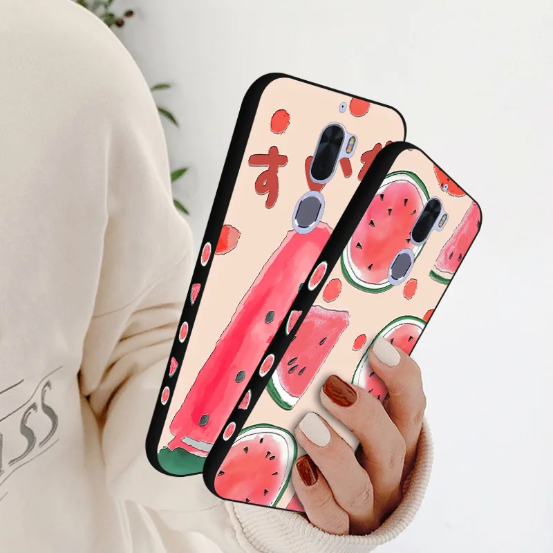 Силиконовый чехол с рисунком летнего арбуза для Coolpad LeEco Cool 1 Cool1 подставкой |