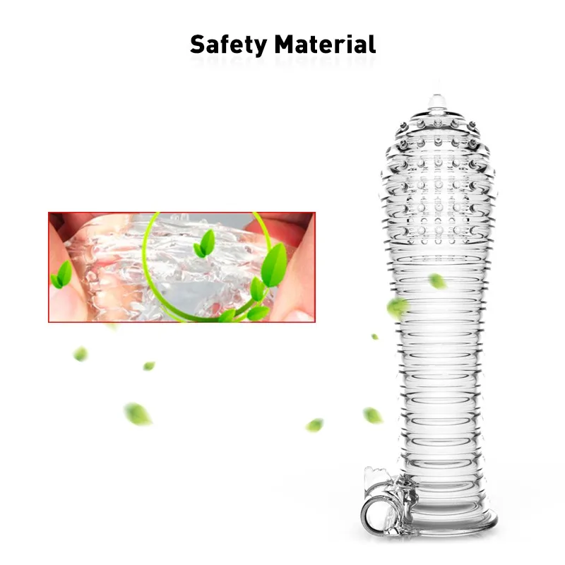 Пенис вибратор презерватив для увеличения пениса многоразовый задержки
