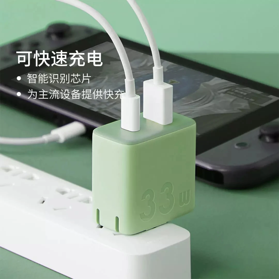 Быстрое зарядное устройство ZMI с USB 33 Вт 1 А 1C Type-C 100-240 В для Android iOS переключатель