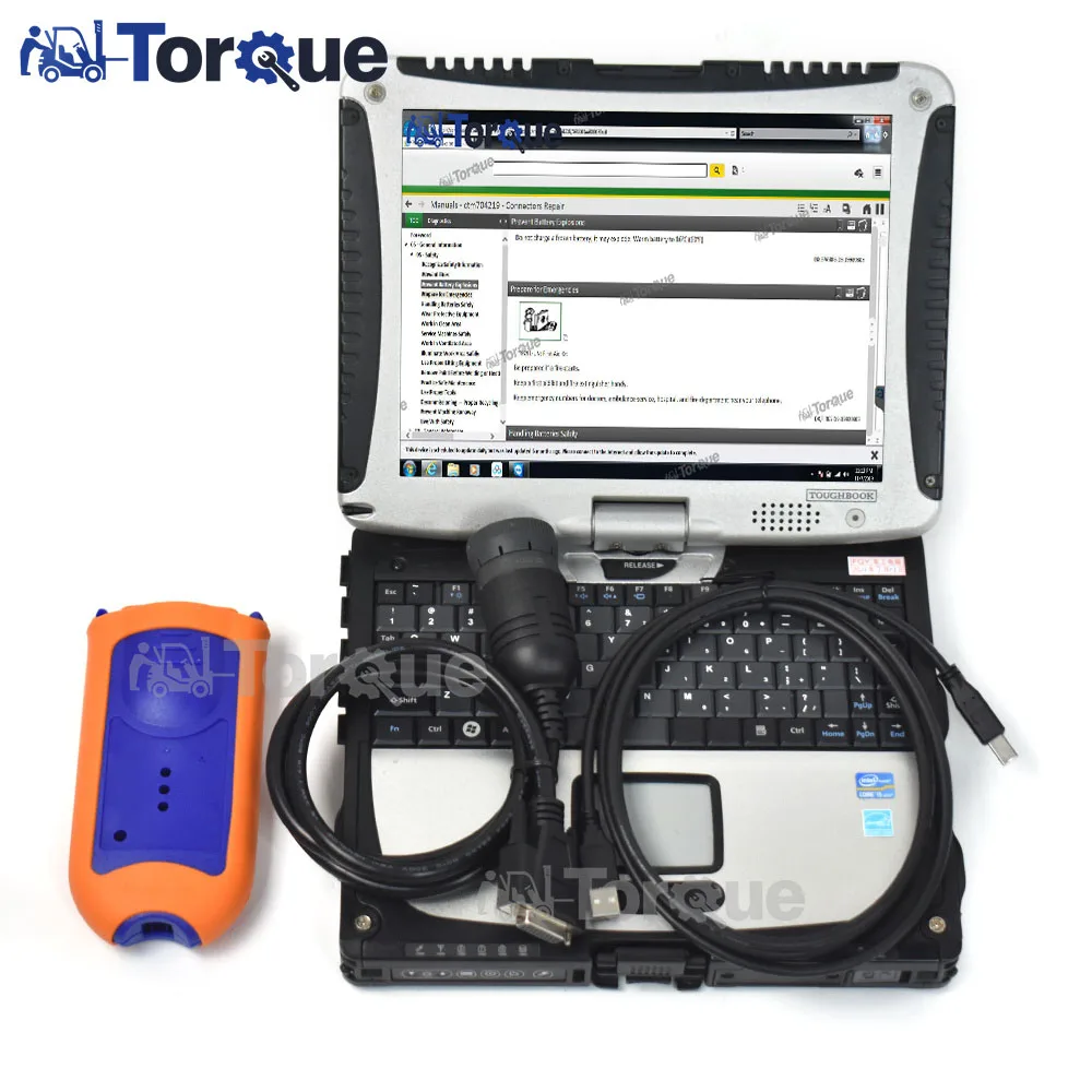 

Диагностический инструмент с ноутбуком CF19 JD EDL V2 Service Adviser 5,2 AG и CNH EST 9,4 DPA5