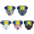 Мотоциклетная маска-очки, тактические очки для пейнтбола со съемной лыжной маской для страйкбола, CS Велоспорт, мотоцикл