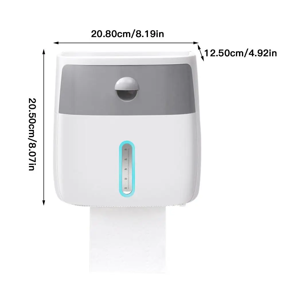Double-layer Paper Towel Storage Box Waterproof Wall-mounted Toilet Living Room Bathroom Kitchen Tank Rack | Дом и сад