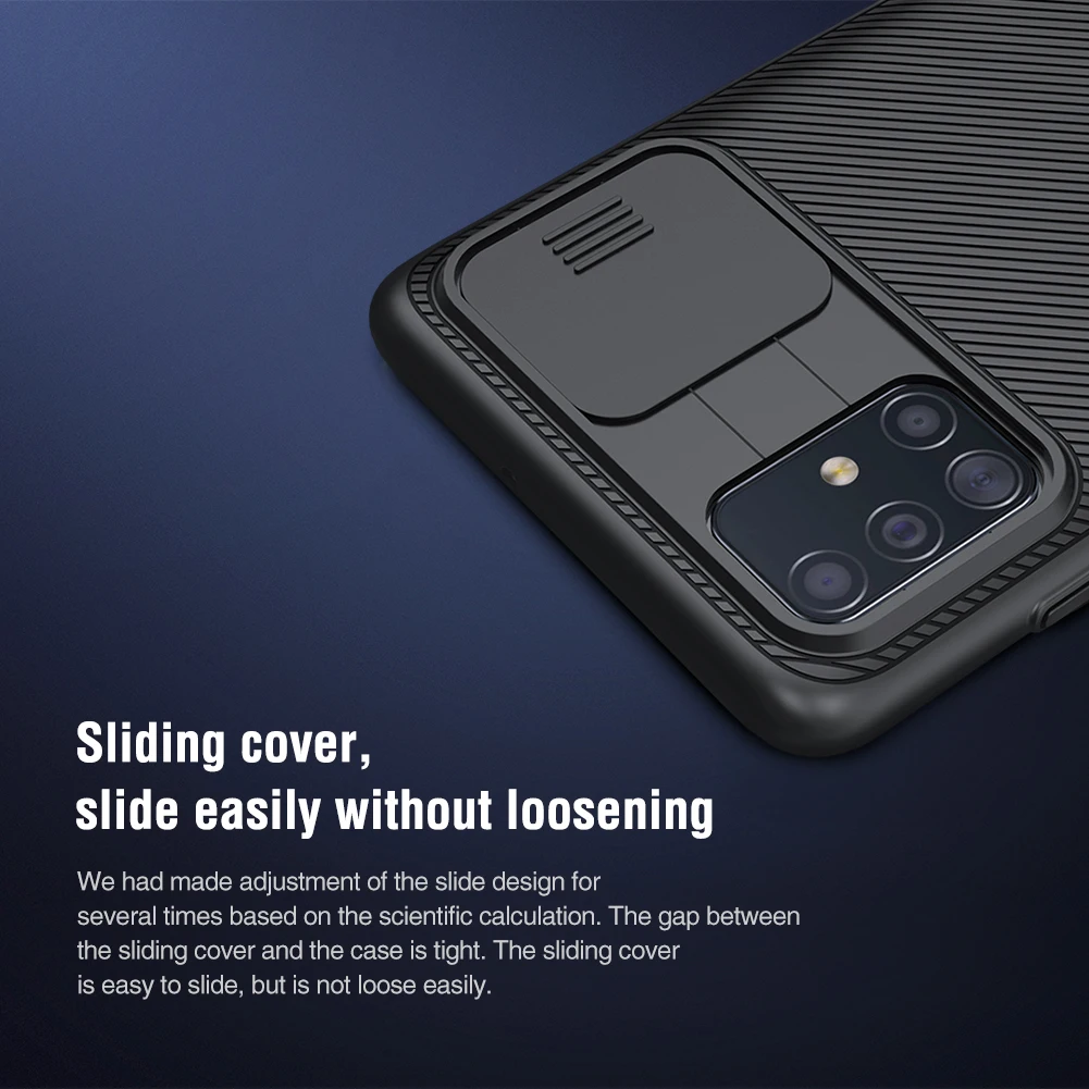 for Samsung A51 Case Nillkin CamShield Slide Camera Protection Cover for Samsung Galaxy A71 M51 A42 A52 A72 5G Cases
