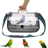 pet transport bird cage for outdoor breathable space parrot go out backpack travel bird bag with perch pet accessories