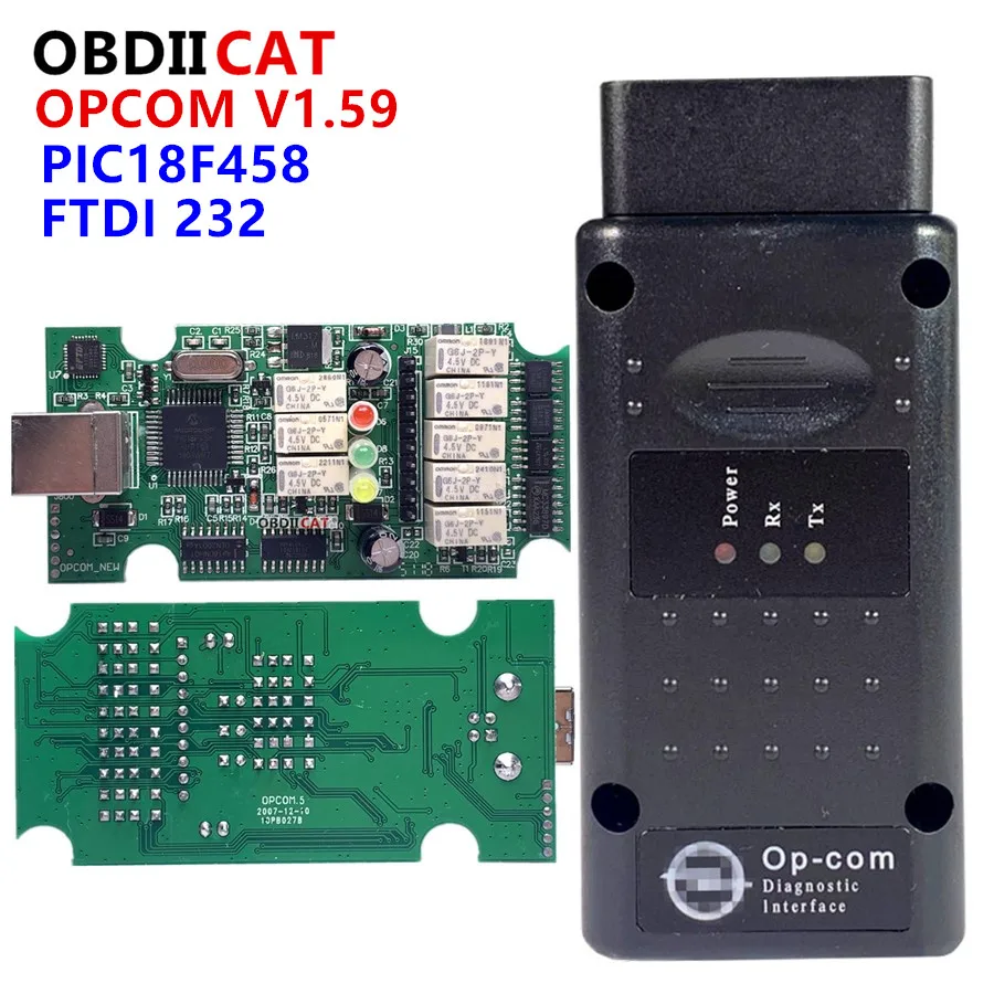 

Opcom V1.65 V1.78 V1.99 with PIC18F458 FTDI op-com OBD2 Auto Diagnostic tool for O--p--el CAN BUS V1.7 can be flash update/V1.99