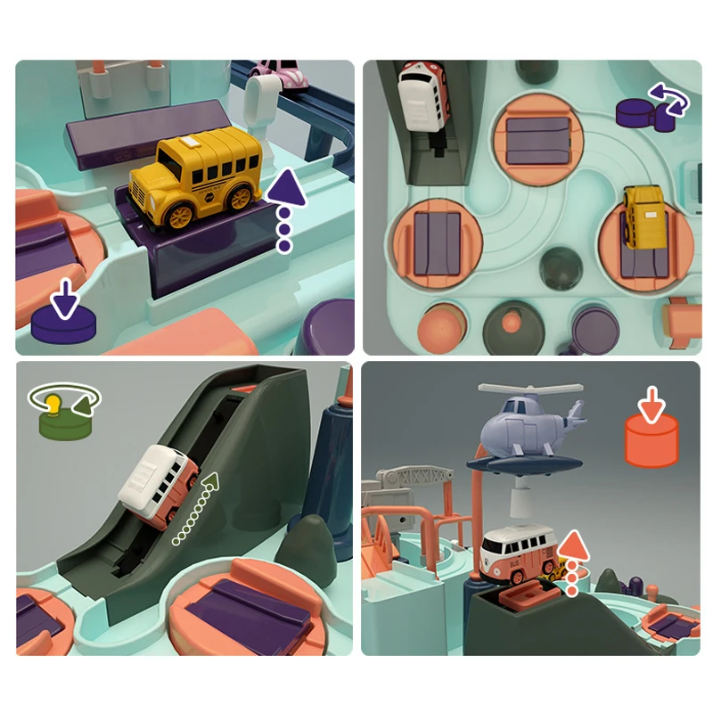 Детские развивающие игрушки DIY трек-игрушки 3D автомобильный трек большой набор
