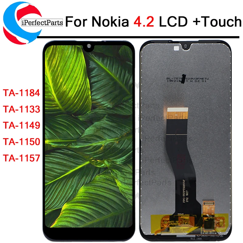 5,71 ''для Nokia 4,2 ЖК-дисплей TA-1184 TA-1133 TA-1149 TA-1150, TA-1157 сенсорный экран дигитайзер в сборе для Nokia 4,2 lcd