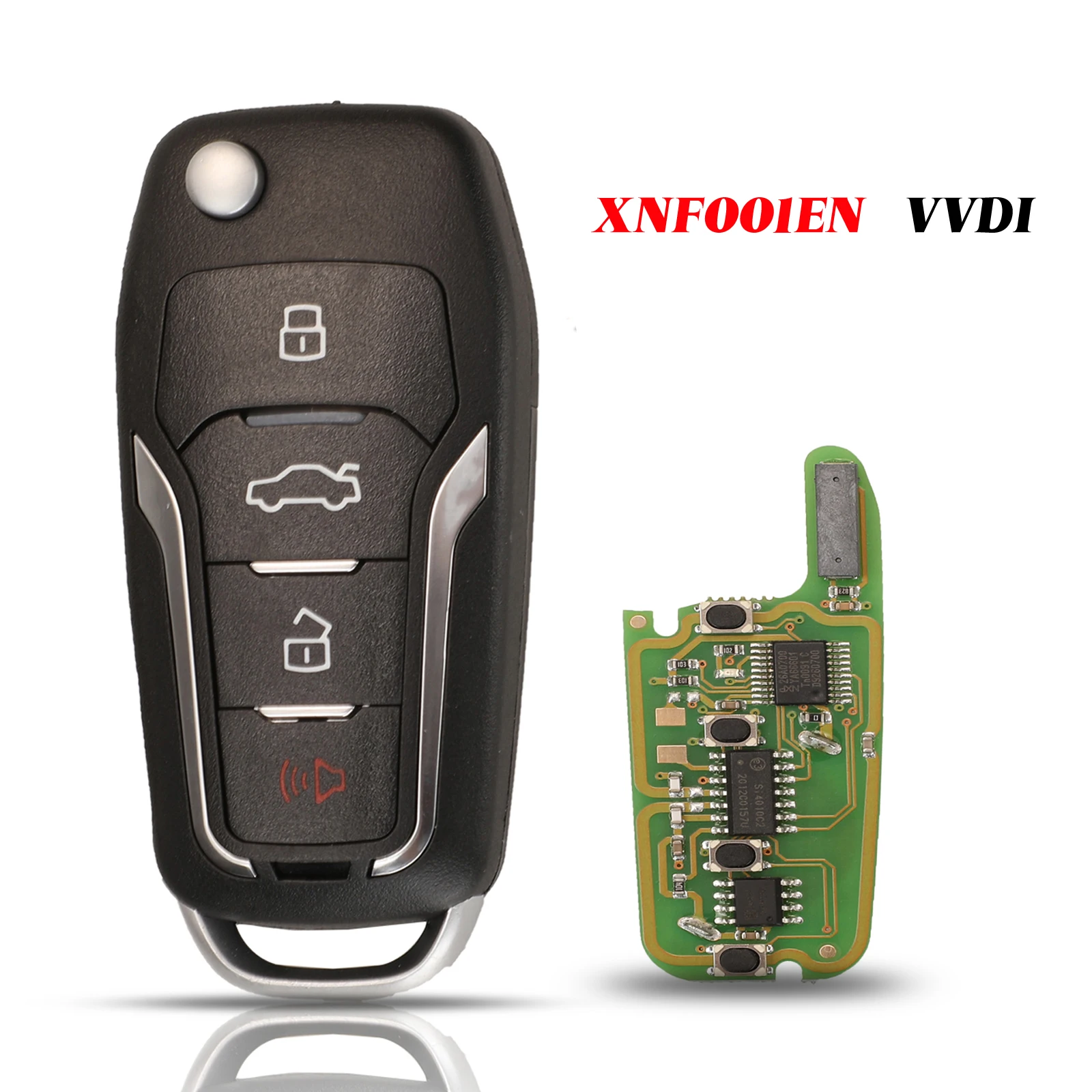 

jingyuqin XNFO01EN VVDI Remote Smart Car Key For Ford Xhorse X013 Series Universal 4Buttons Control Key