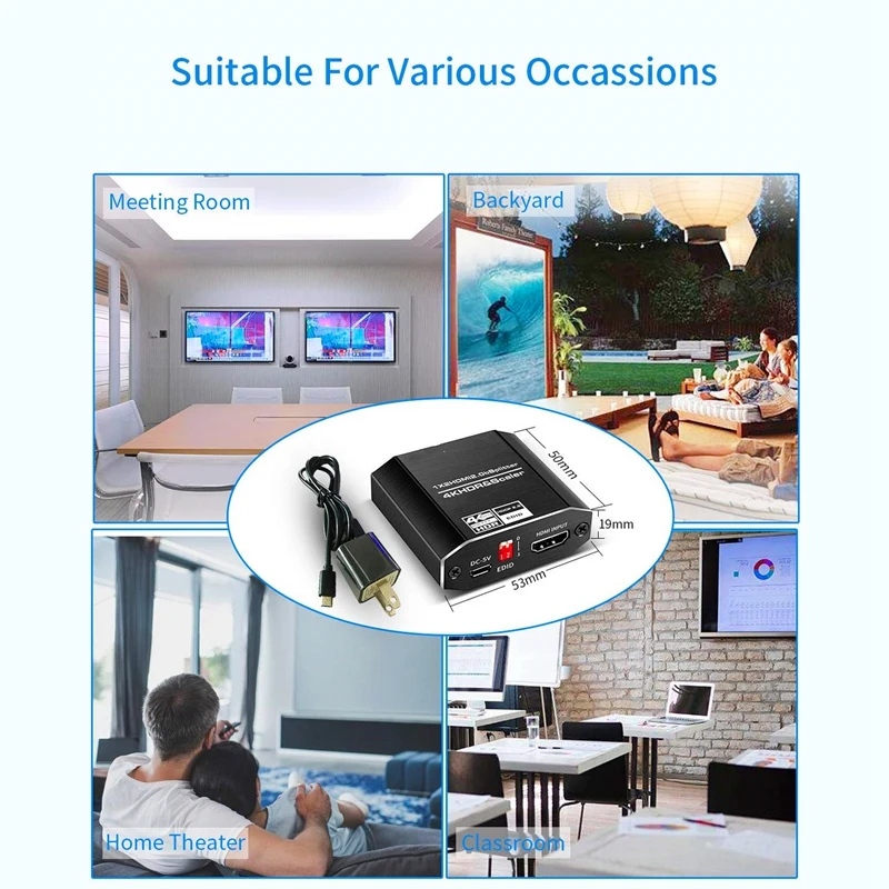 HDMI сплиттер один вход два выхода 2 0 аудио декодер 4K x 2K HD видео коммутатор Smart EDID 1080P