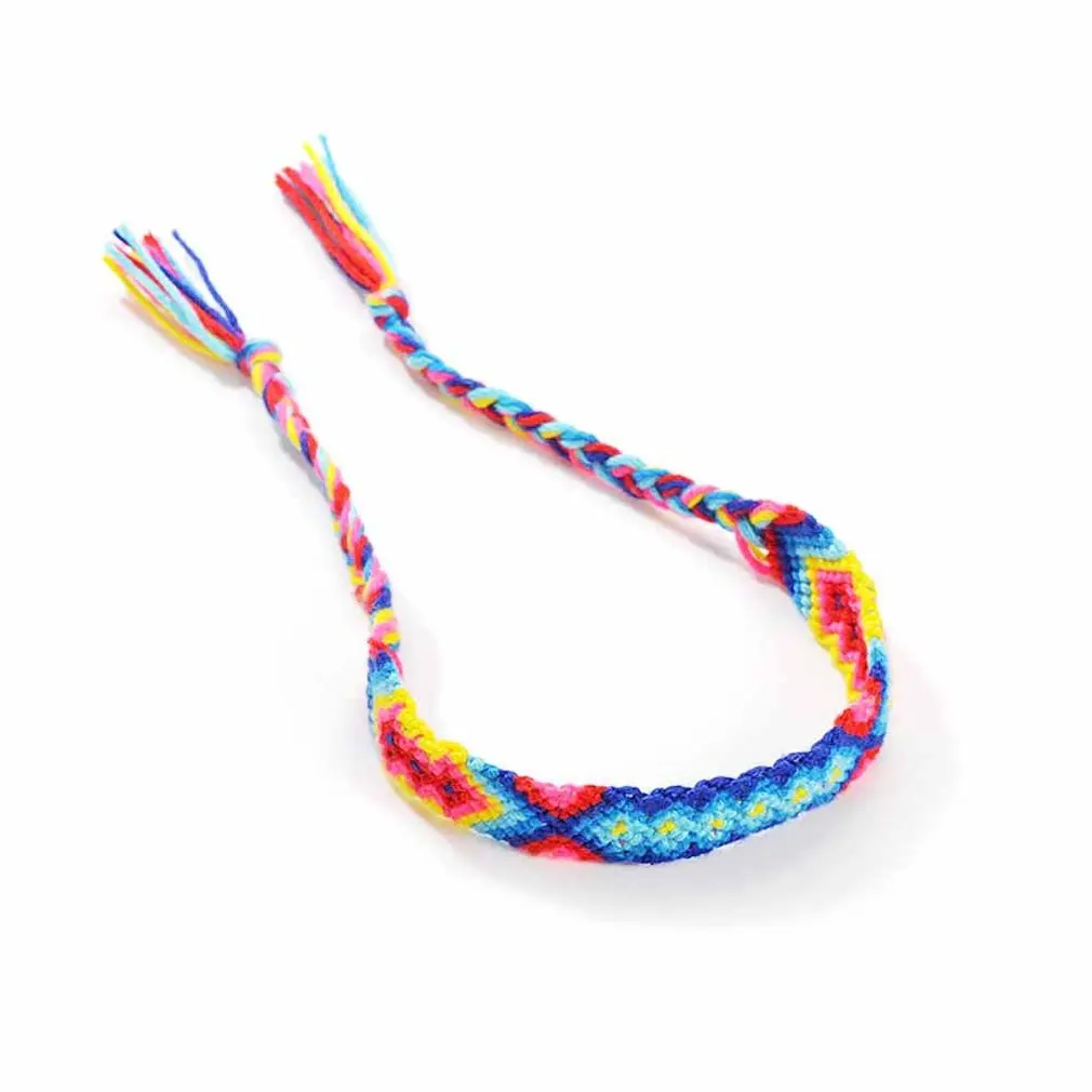 Модный Богемский ретро этнический Ветер тканый браслет счастливый