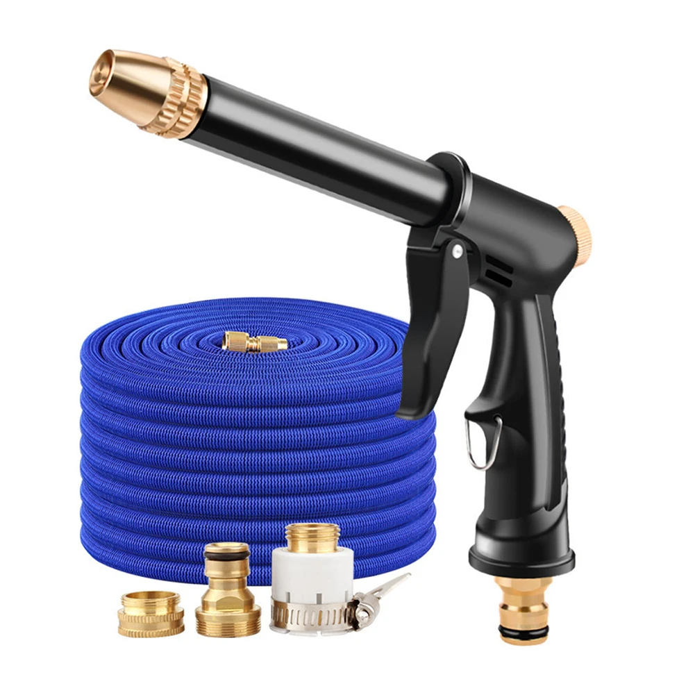 

Portable Garden High Pressure Water Gun 3 Nozzle Jet Car Washer Sprayer Automobiles Washing Cleaning Watering Sprinkler Tools