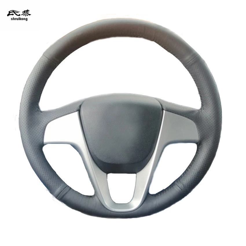Пришивная искусственная кожа из микрофибры для Hyundai Solaris 2010-2016 Verna i20 2009-2015 Accent 1