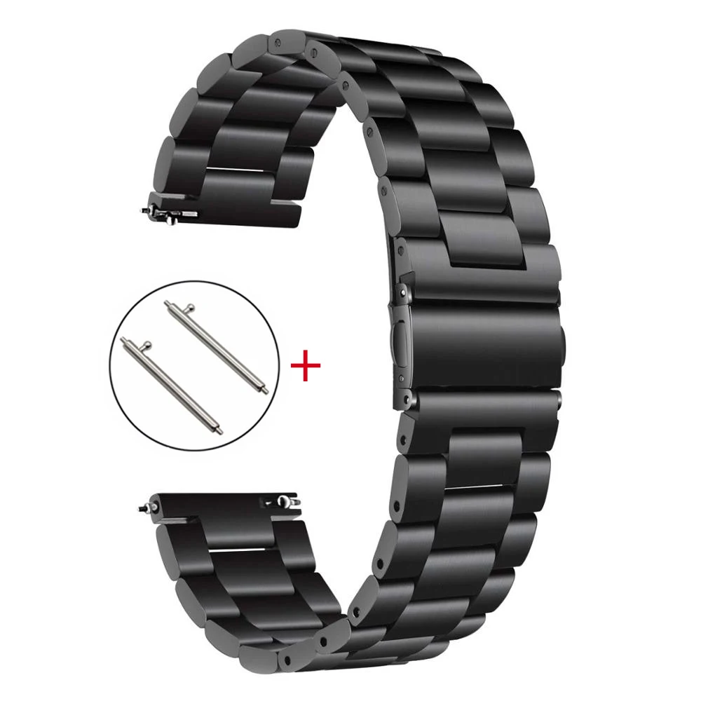 Stainless Steel Watch Band Strap Bracelet Rose Gold Black Greatest Quality 18mm 20mm 22mm 24mm Replacement Strap for DW Apple