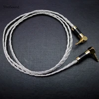yivosound silver plated headphones 3 5mm male to 3 5mm male stereo audio hifi audio cable car aux wire jump cable