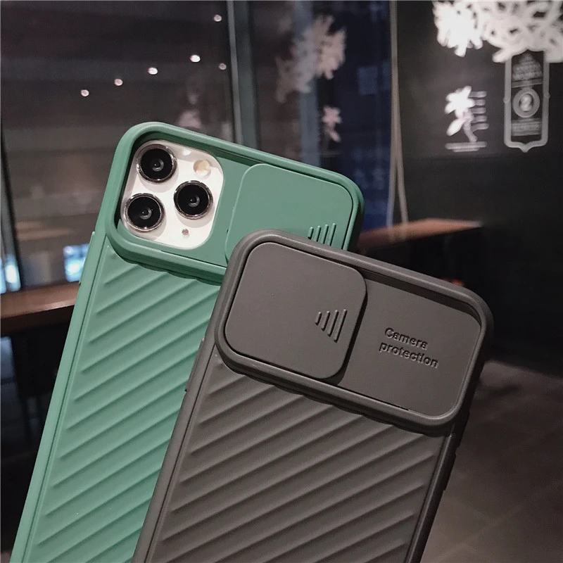 

Camera Lens Protection Phone Cases For iPhone 11 12 Pro MAX 8 7 6S Plus XS Max XR 12 Mini Solid Color Soft Candy TPU Cover Case