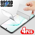4 шт. Гидрогелевая пленка на экран протектор для Samsung Galaxy S10 S20 S9 S8 S21 Plus Ультра Защитная пленка для Note 20 8 9 10