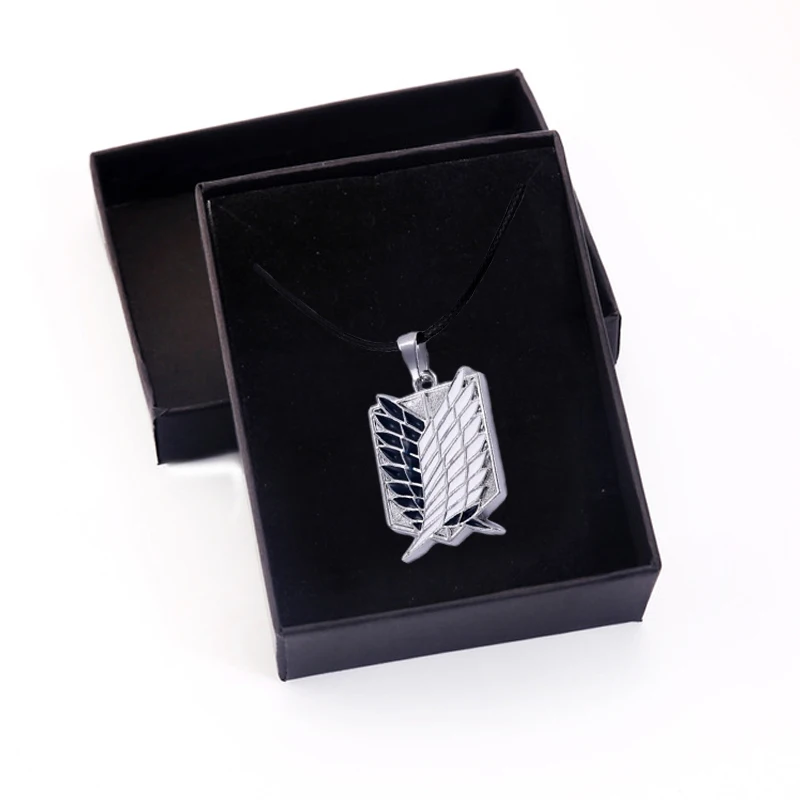 Новинка ожерелья из аниме атака на Титанов Кулон Крылья Свободы металлическое