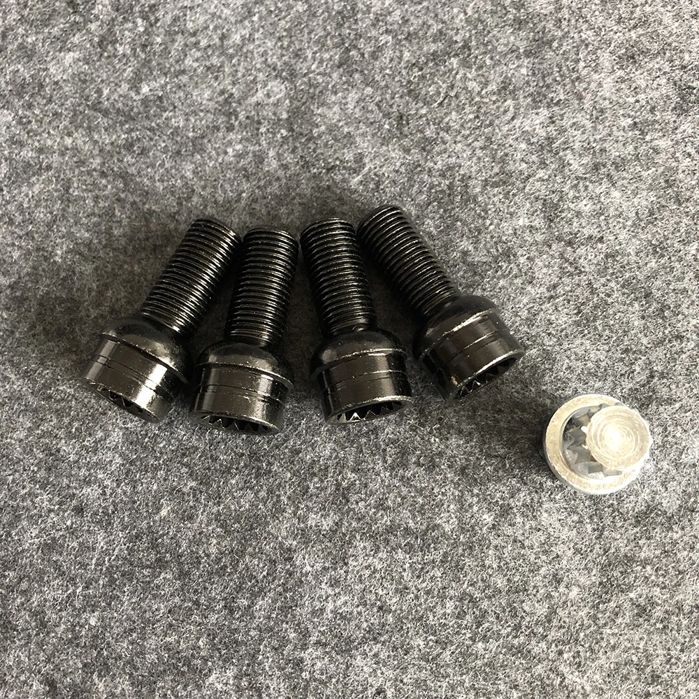 1 комплект гайка для болтов и замков 17 мм подходит VW Golf Jetta Beetle Passat Audi 8D0601139F черный