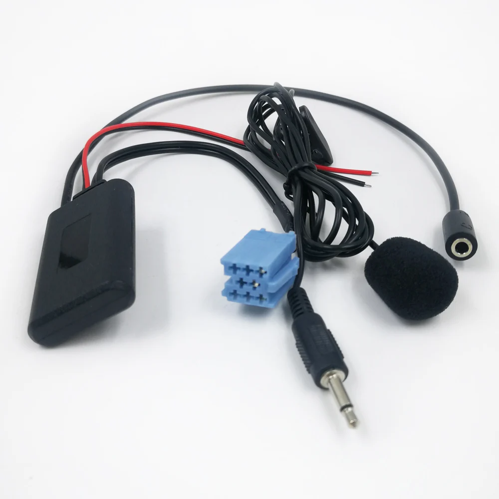 Biurlink MINI ISO 8 контактный разъем вспомогательный AUX кабель Bluetooth аудио гарнитура