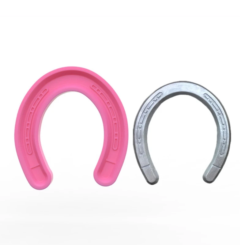 

Handmade Horseshoe Shape Ornaments Epoxy Resin Mold Cake Decorating Tools Silicone Mould DIY Crafts Jewelry Ornaments wholesales