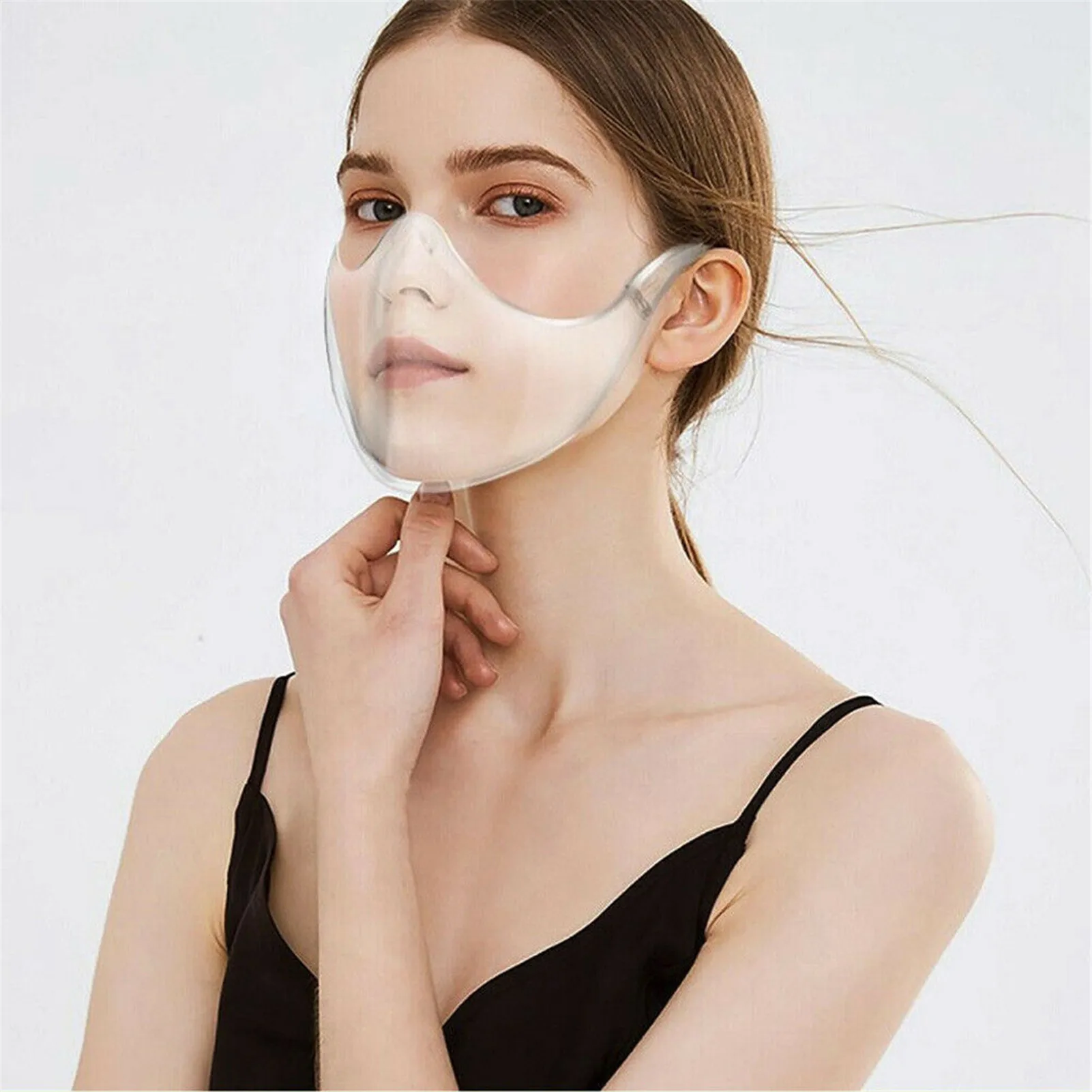 Маска Защитная многоразовая пластиковая Anti-pm2.5 | Дом и сад