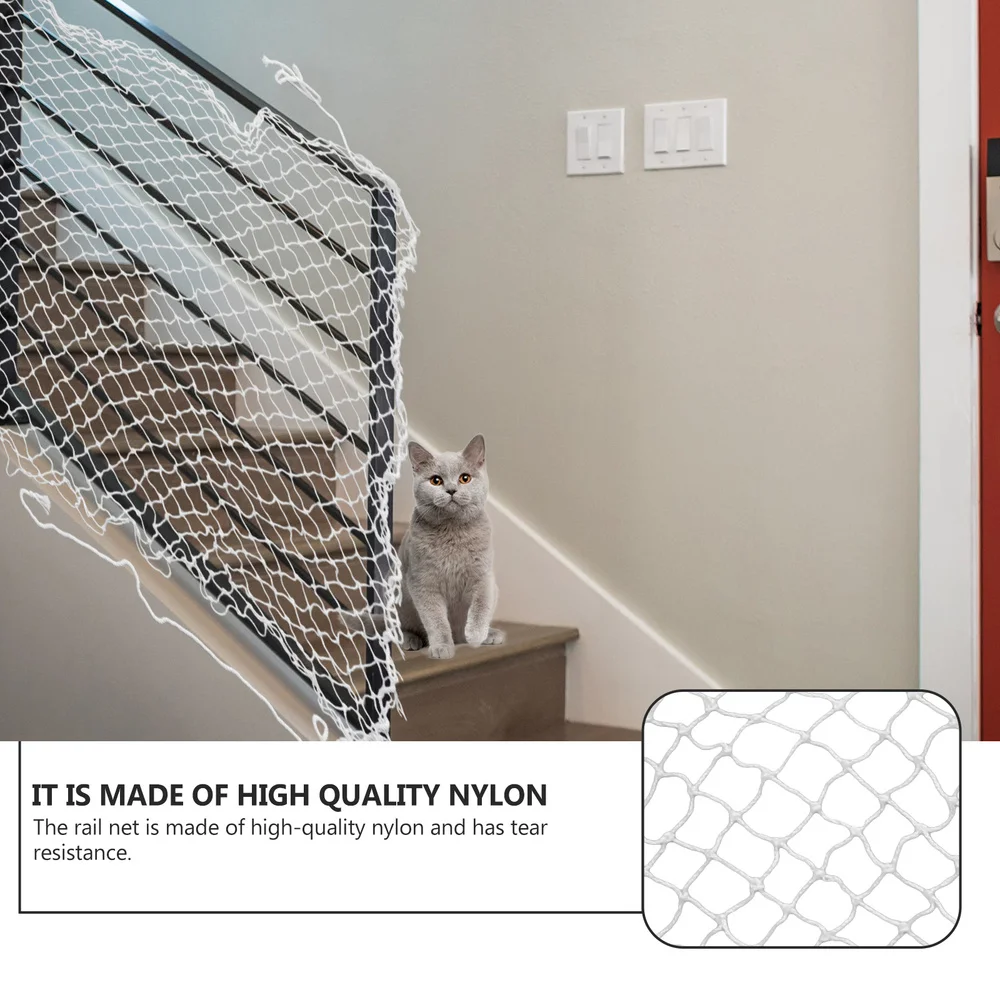 

1Pc Pet Protective Net Balcony Safety Net Household Pet Guarding Net (White)